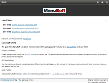 Tablet Screenshot of manusoft.com